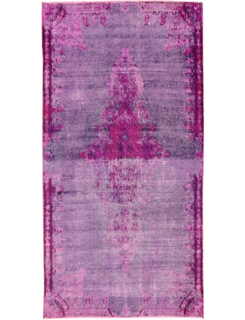 Lila Persien Persischer Vintage Teppich 210 x 106 cm
