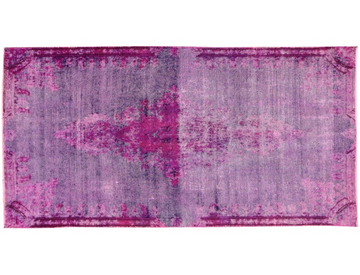 Lila Persien Persisk vintage matta  210 x 106 cm