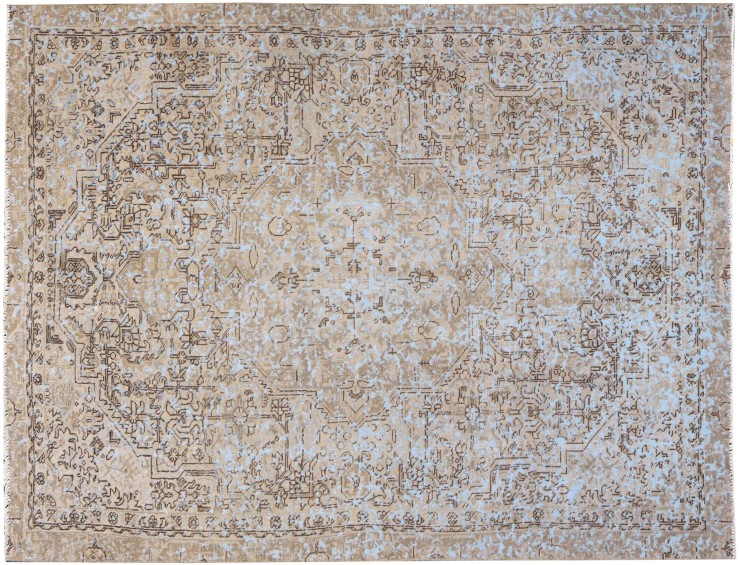 Blau Persien Persischer Vintage Teppich 260 x 160 cm