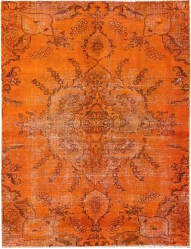 Persischer Vintage Teppich  orange <br/>206 x 133 cm