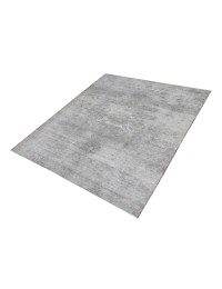 Grau Persien Persischer Vintage Teppich  223 x 130 cm
