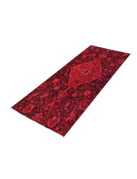 Rød Persia Persisk vintage teppe 215 x 102 cm - view 1