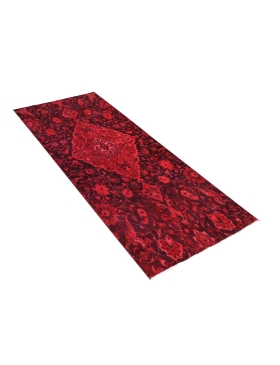 Rød Persia Persisk vintage teppe 215 x 102 cm - view 2