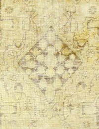 Jaune Persan Tapis Persan vintage  165 x 79 cm