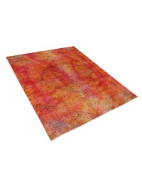 Multifarvet Persien Persisk Vintagetæppe 255 x 155 cm - view 2