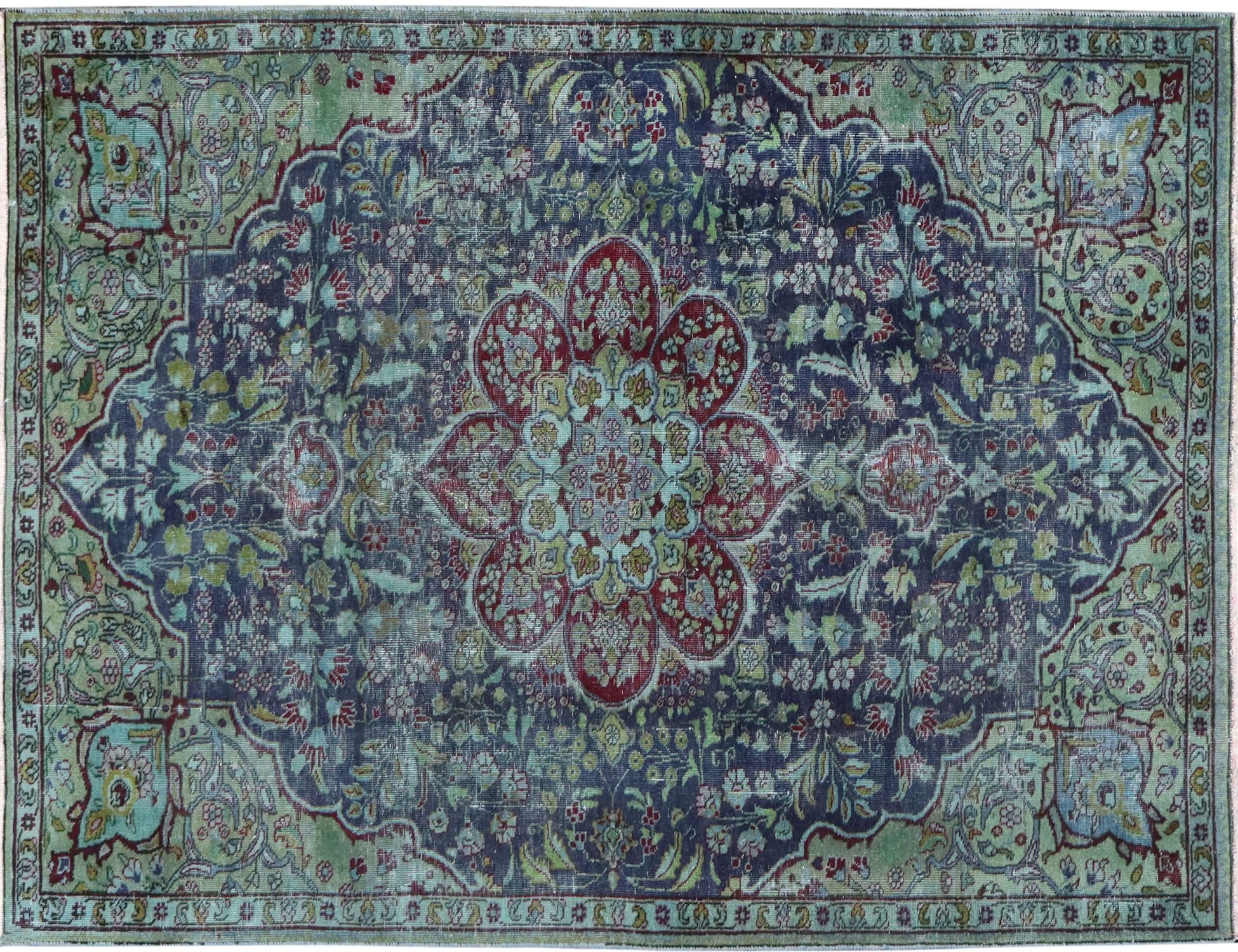 Persian Vintage Carpet  blue <br/>240 x 140 cm