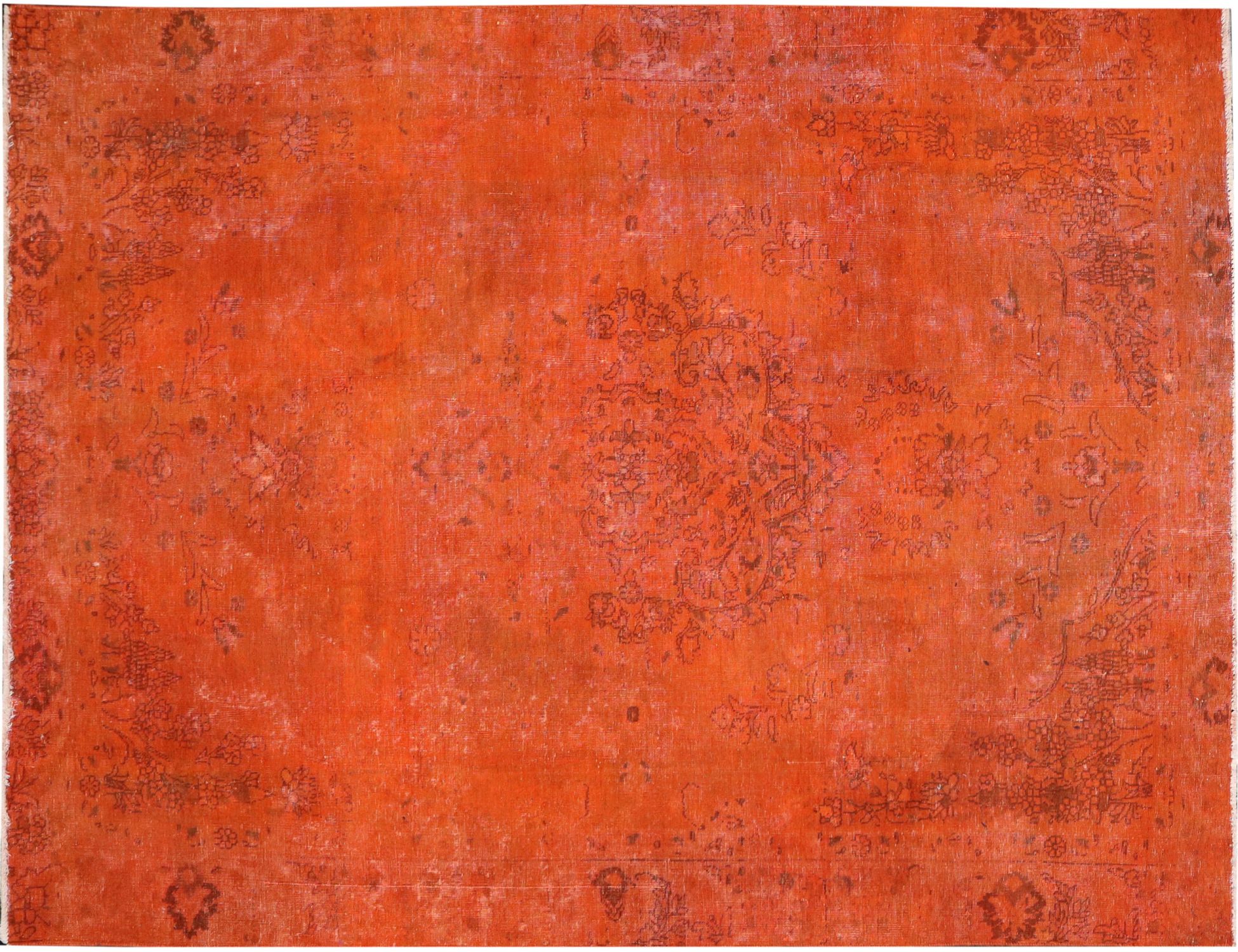 Persisk Vintagetæppe  orange <br/>270 x 185 cm