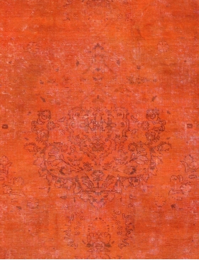 Orange Persien Persischer Vintage Teppich 270 x 185 cm - view 3
