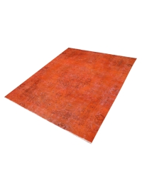 Orange Persien Persisk Vintagetæppe 270 x 185 cm - view 1