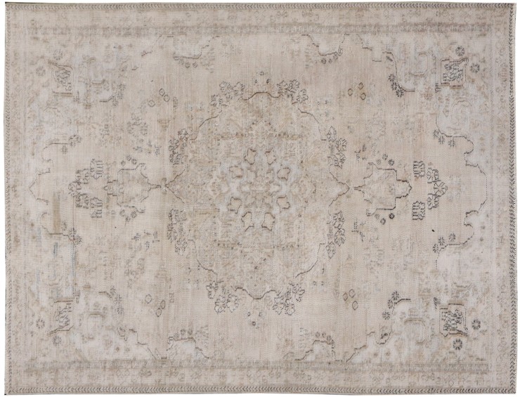 Beige Persiano Tappeto vintage persiano 230 x 140 cm
