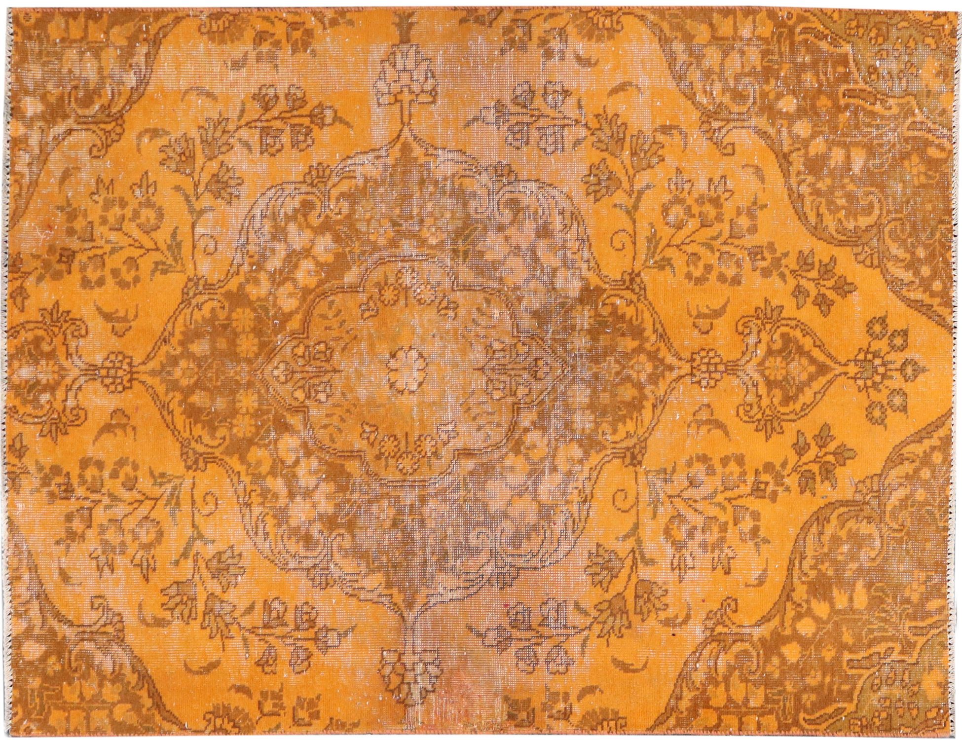 Tappeto vintage persiano  arancione <br/>192 x 135 cm