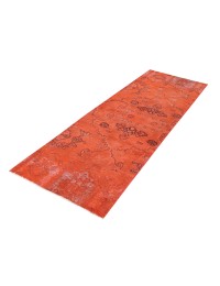 Rojo Persa Alfombra persa vintage  220 x 71 cm