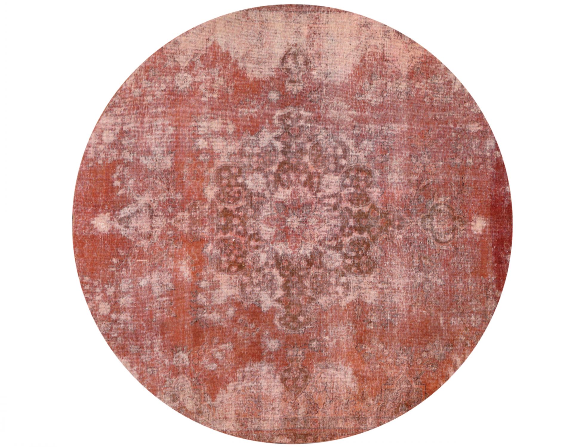 Tappeto vintage persiano  arancione <br/>235 x 235 cm