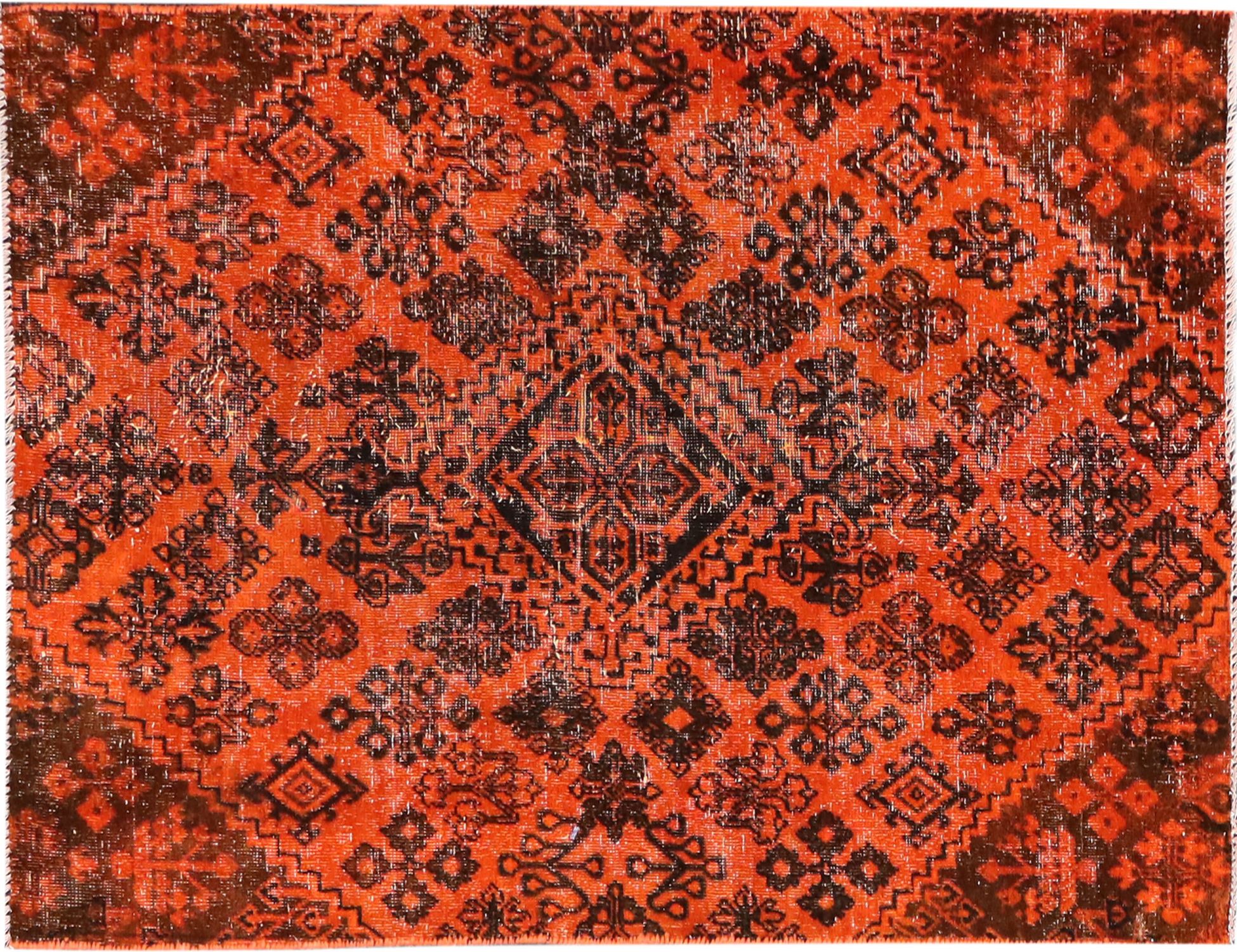 Tappeto vintage persiano  arancione <br/>153 x 93 cm