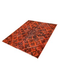 Orange  Persia Persian Vintage Carpet  153 x 93 cm