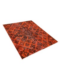 Orange  Persia Persian Vintage Carpet  153 x 93 cm