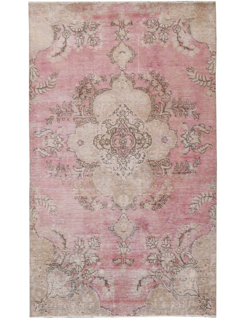 Beige Persien Persischer Vintage Teppich 213 x 133 cm