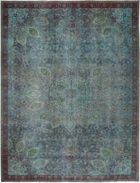 Türkis Persien Persischer Vintage Teppich 318 x 220 cm