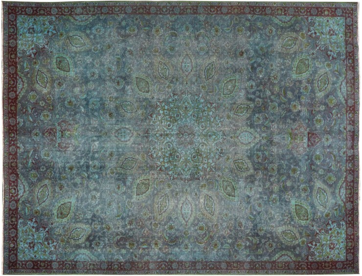 Turkoise  Persia Persian Vintage Carpet  318 x 220 cm