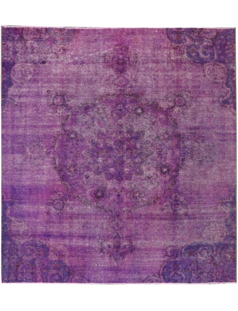Lila Persien Persischer Vintage Teppich 240 x 200 cm