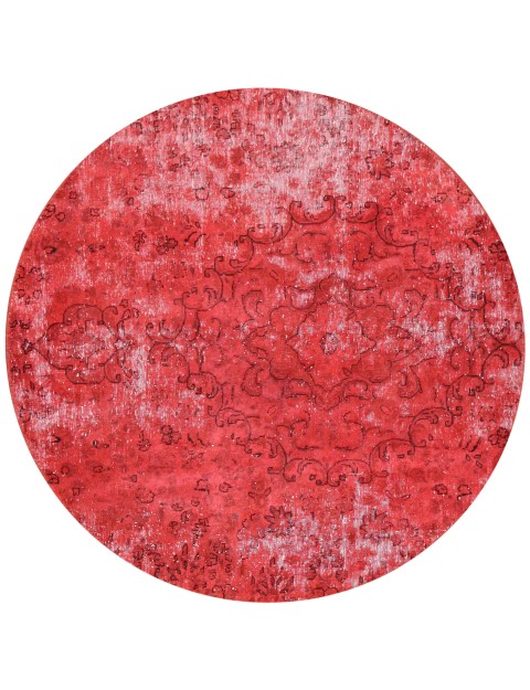 Orange Persien Persischer Vintage Teppich 174 x 174 cm