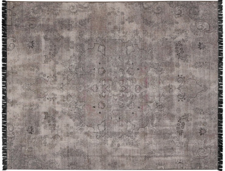Grå Persien Persisk Vintagetæppe 230 x 180 cm