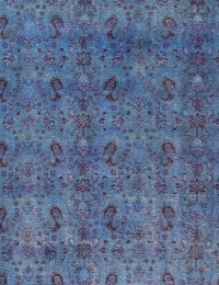 Blå Persien Persisk vintage matta  375 x 280 cm