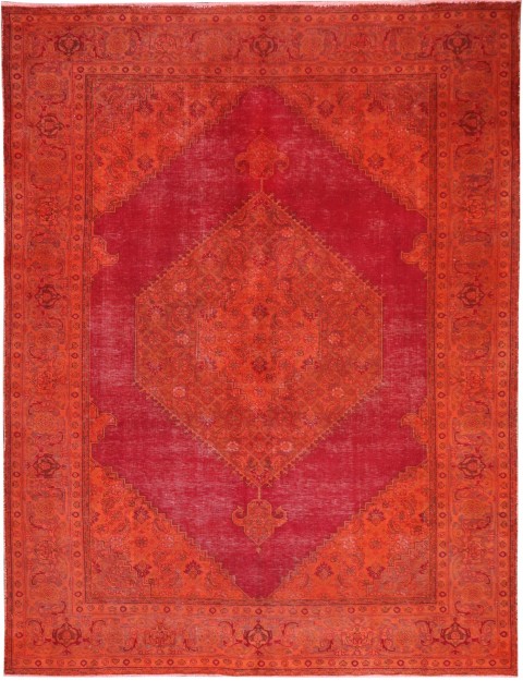 Rot Persien Persischer Vintage Teppich 323 x 212 cm
