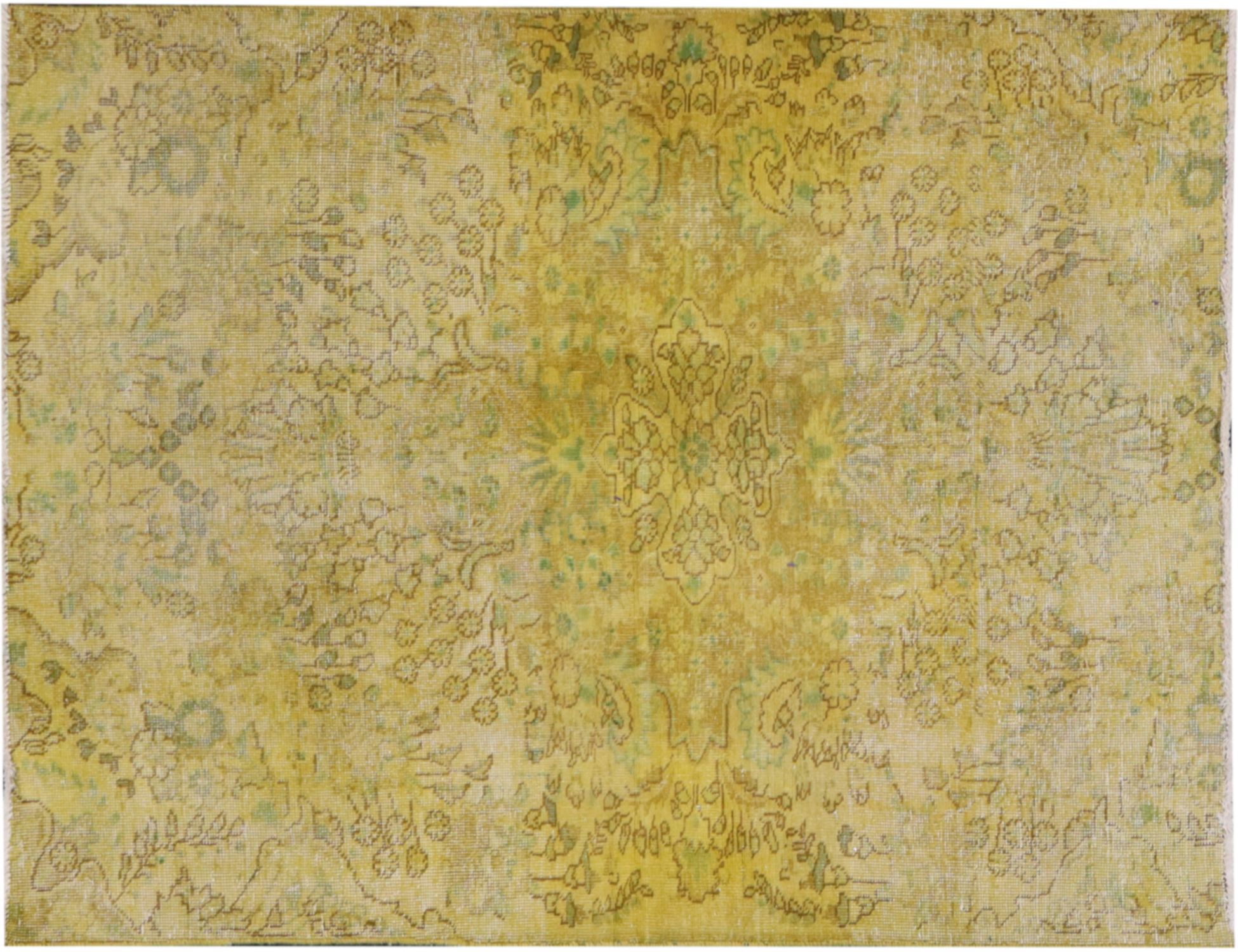 Persialaiset vintage matot  keltainen <br/>190 x 130 cm