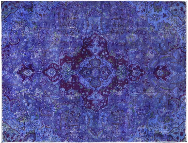 Violet Persan Tapis Persan vintage  225 x 133 cm