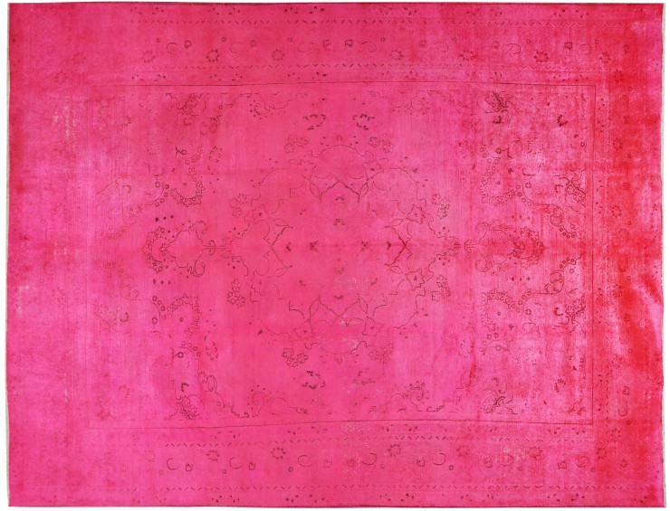 Rosa Persien Persischer Vintage Teppich  375 x 280 cm