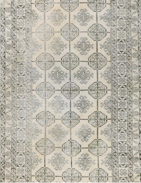 Jaune Persan Tapis Persan vintage 200 x 115 cm - view 4
