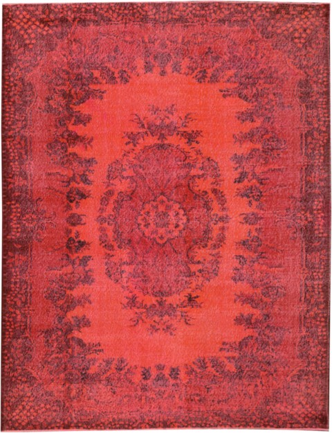 Rot Türkei Vintage Teppich 310 x 205 cm