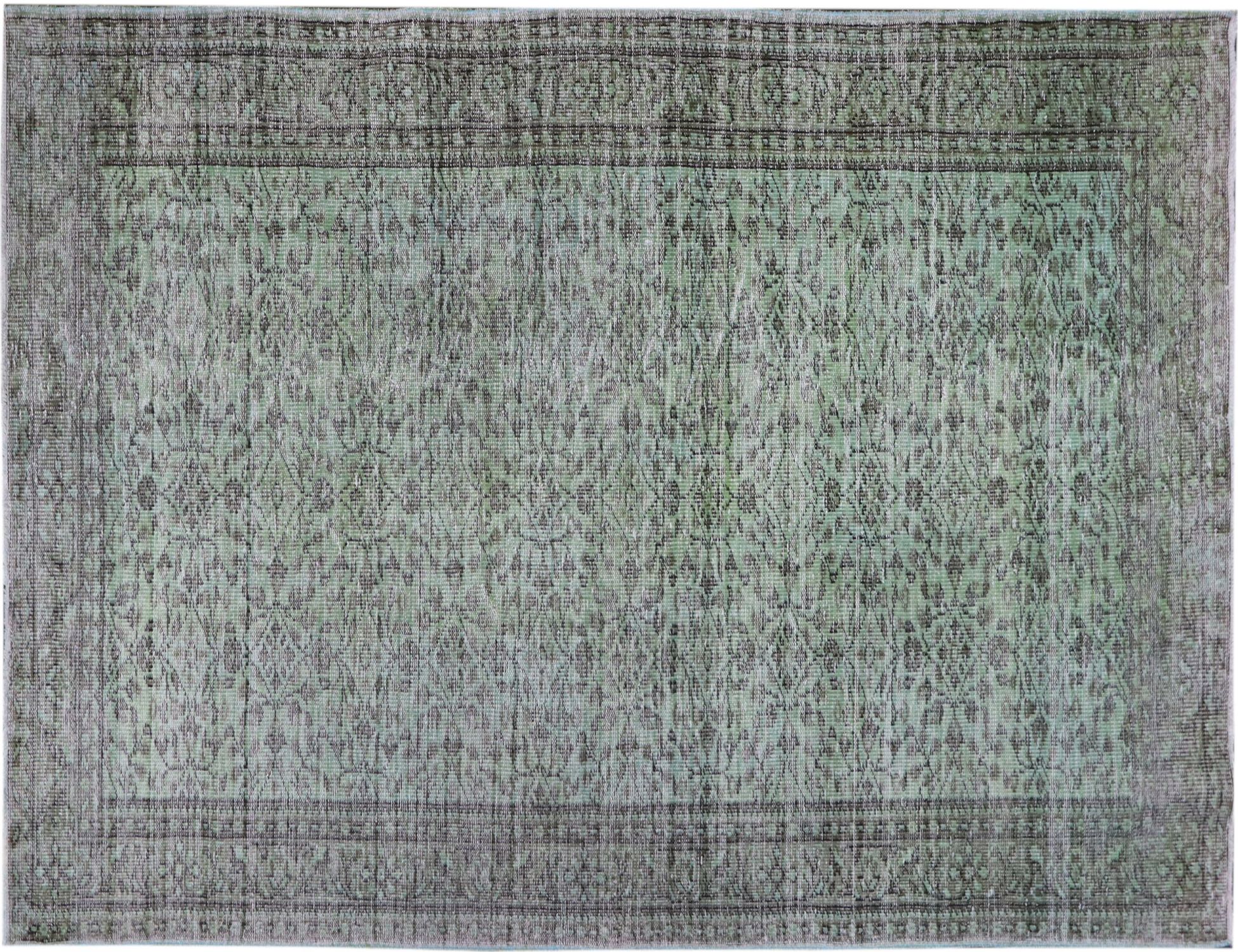 Persisk vintage teppe  grønn <br/>285 x 195 cm