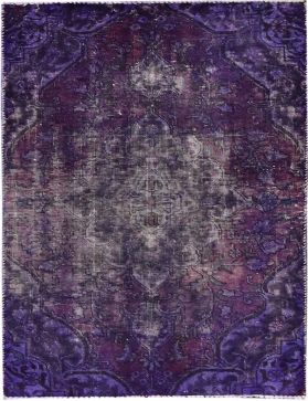 Perzisch Vintage Tapijt 135 x 178 purper