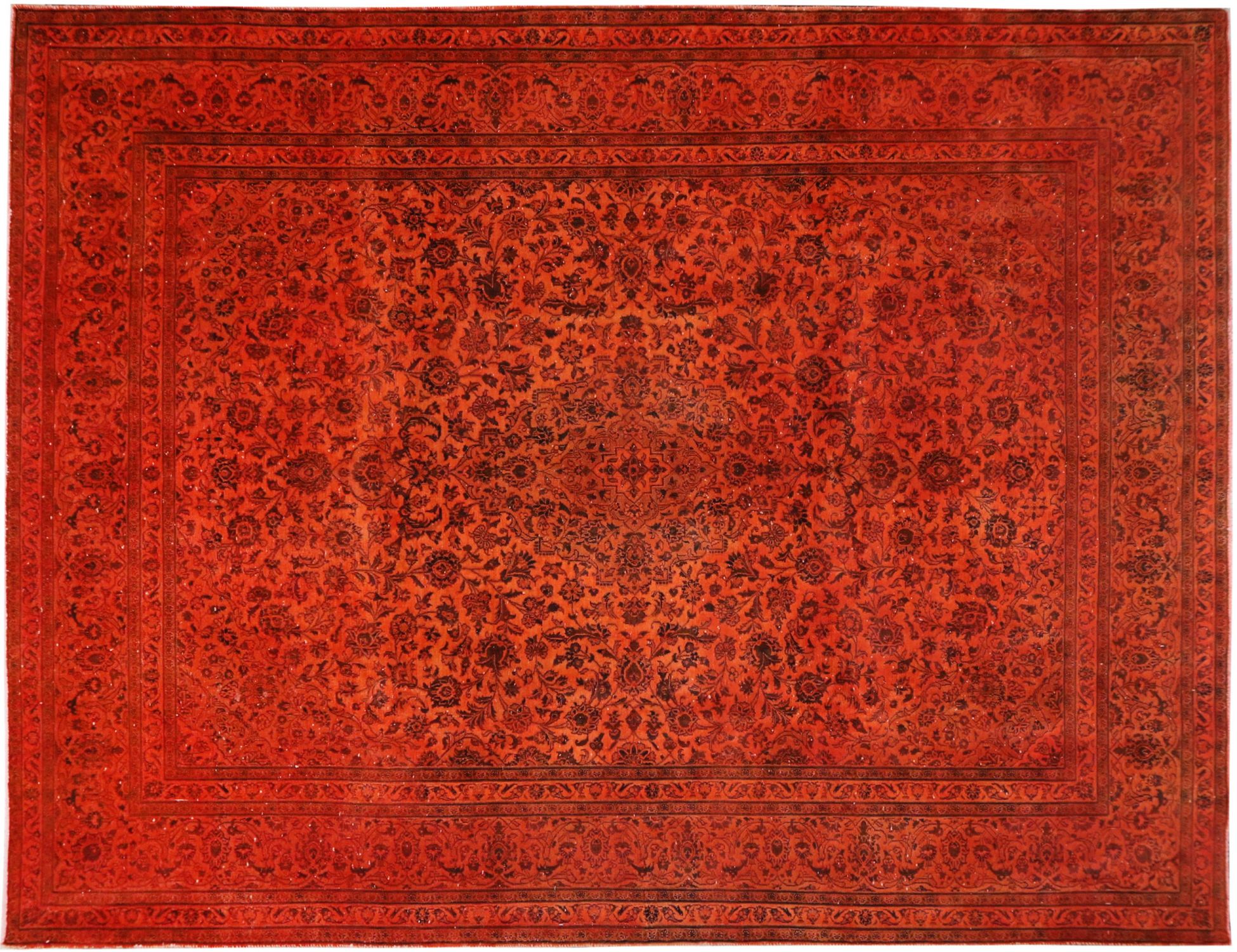 Tappeto vintage persiano  arancione <br/>390 x 295 cm