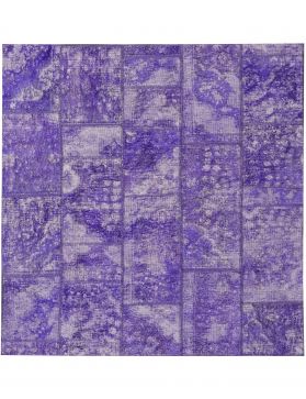 Perzisch Patchwork Tapijt 185 x 166 purper
