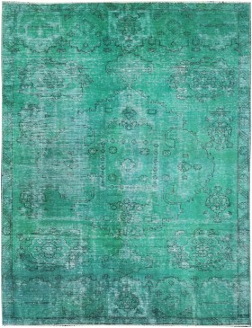 Vert Persan Tapis Persan vintage  237 x 144 cm