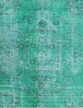 Vert Persan Tapis Persan vintage  237 x 144 cm
