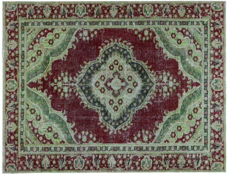 Vert Persan Tapis Persan vintage  285 x 180 cm