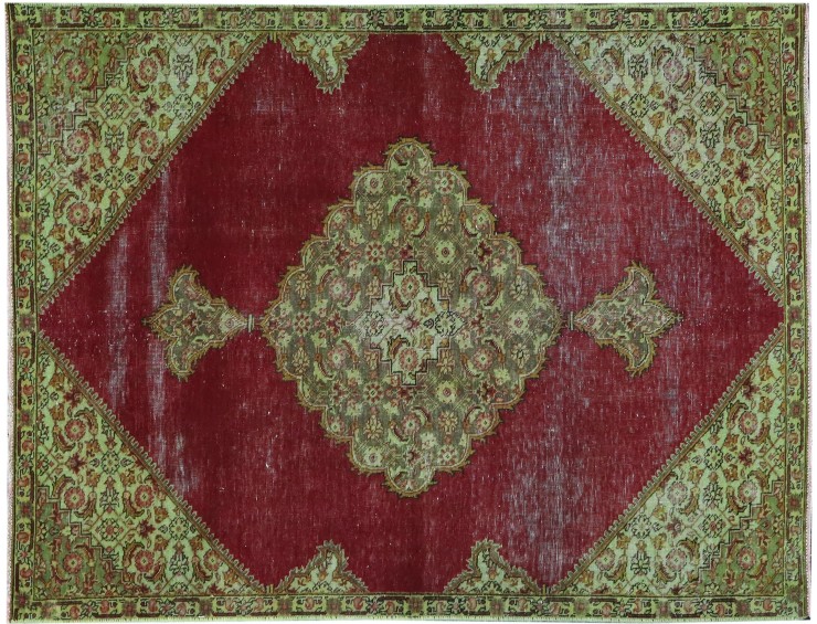 Vert Persan Tapis Persan vintage  230 x 145 cm