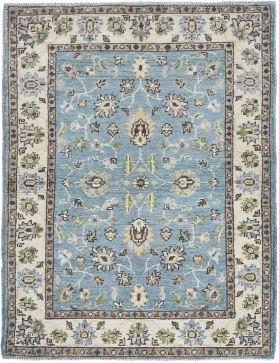 Tapis Chobi 122 x 84 bleu