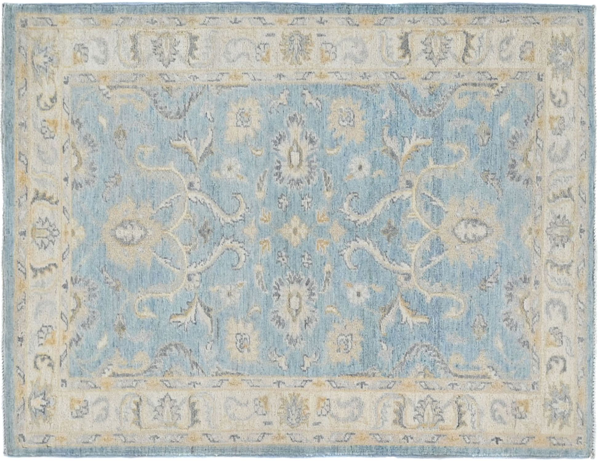 Tapis Chobi  bleu <br/>150 x 94 cm