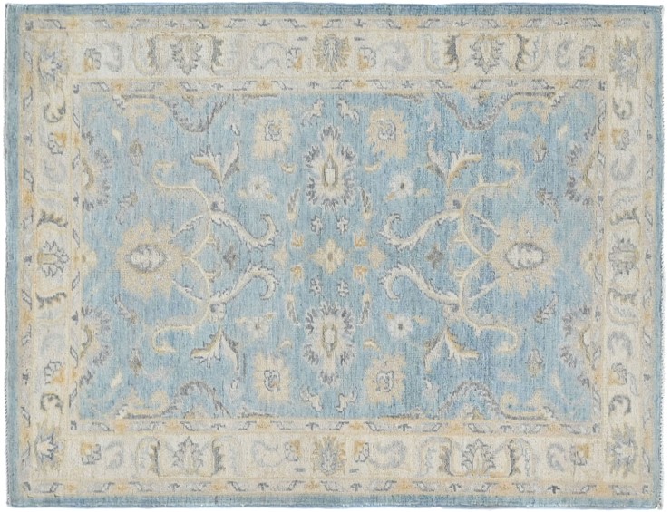 Azul Afghanistan Alfombra Chobi 150 x 94 cm