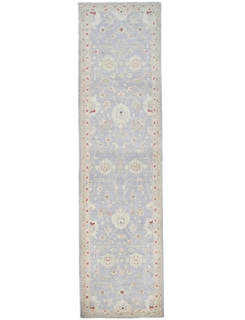 Blau Afghanistan Chobi Teppich 311 x 83 cm
