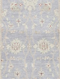 Blu Afghanistan Tappeto Chobi 311 x 83 cm - view 3