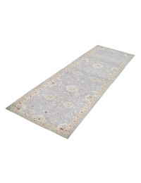 Blu Afghanistan Tappeto Chobi 311 x 83 cm - view 1