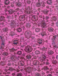 Rosa Turquía Alfombra vintage  246 x 158 cm