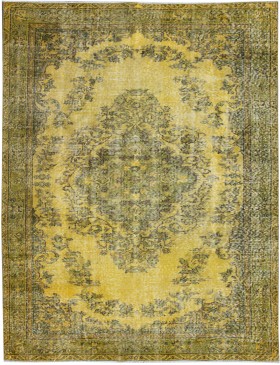 Gelb Türkei Persischer Vintage Teppich  274 x 164 cm