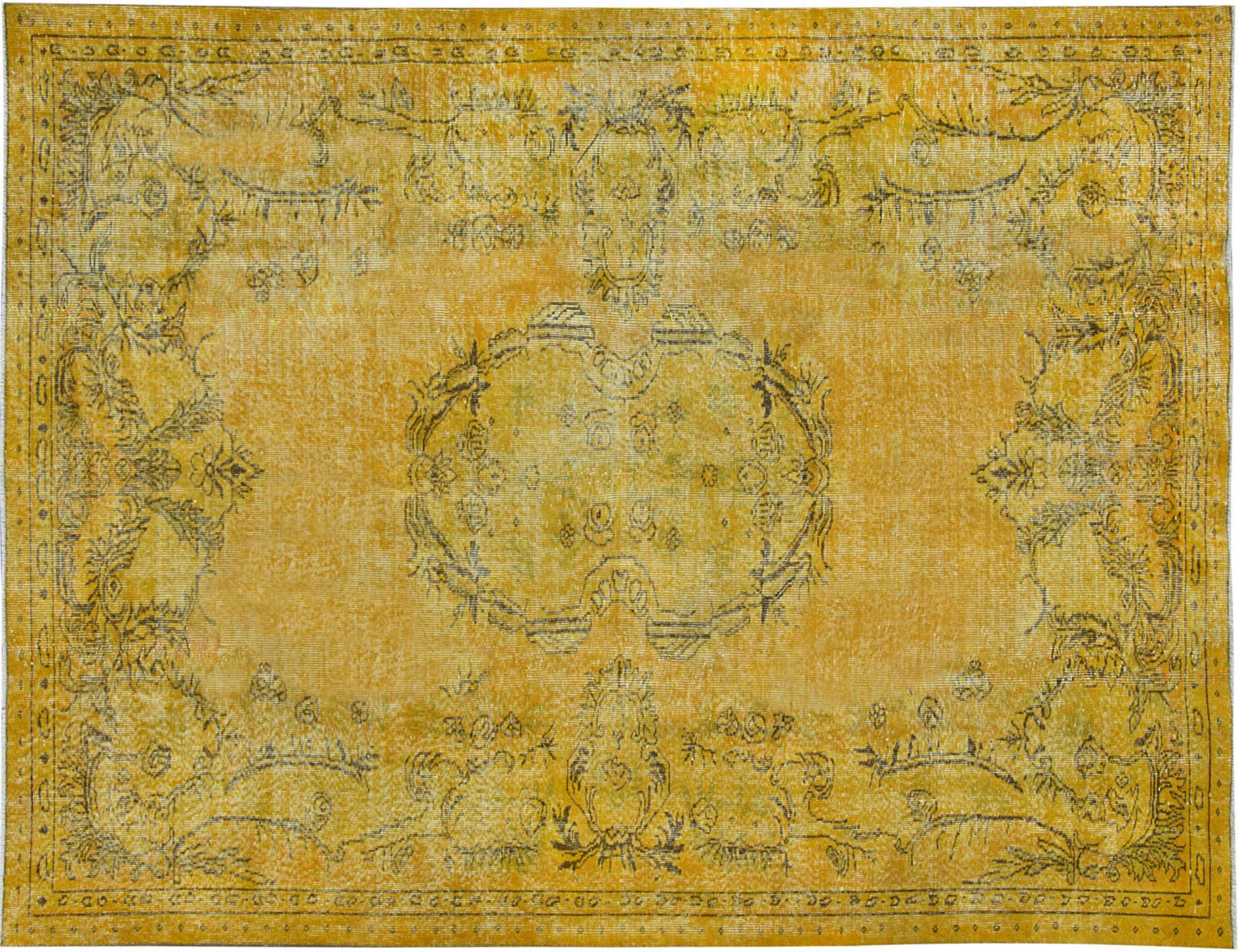 Tappeto vintage persiano  giallo <br/>298 x 190 cm